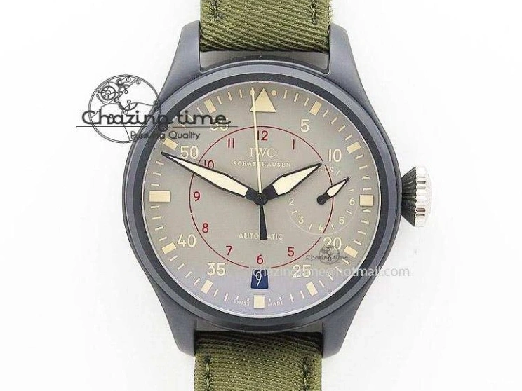 MIROTIME 0125 Aquatimer Chrono IW379503 Bronzo Case V6F 1:1 Best Edition Black Dial on Rubber Strap A Popular 7103